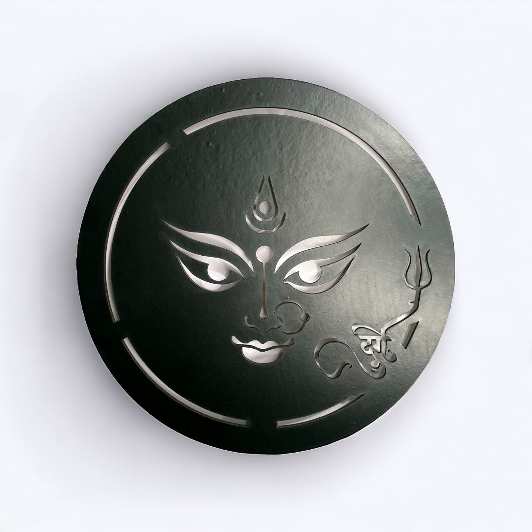 Maa Durga Neon LED Wall Decor Light Spiritual And Stylish Maa durga neon led wall decor light spiritual and stylish