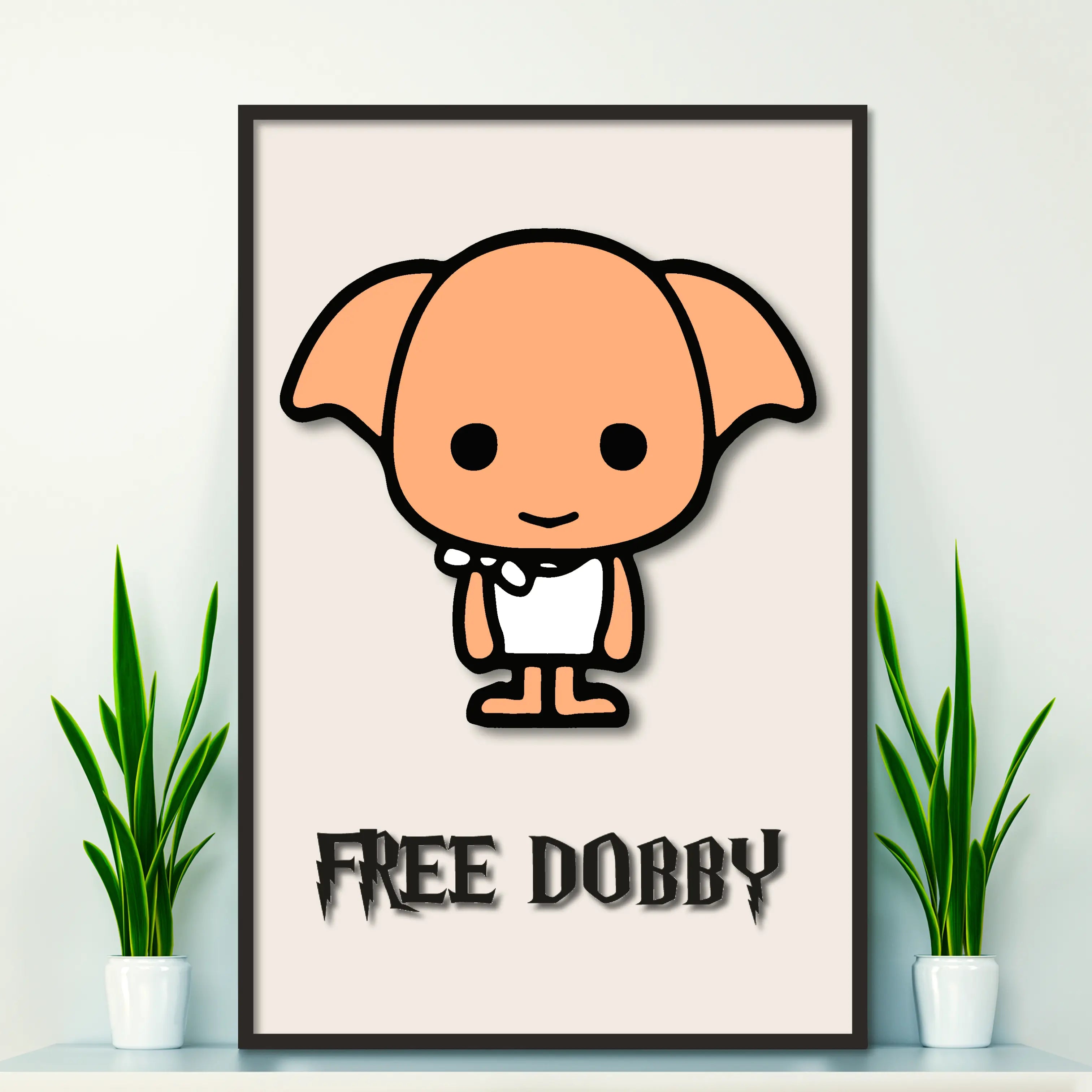 Cute Harry Potter Dobby Harry Potter Dobby Clip On Plush 10cm