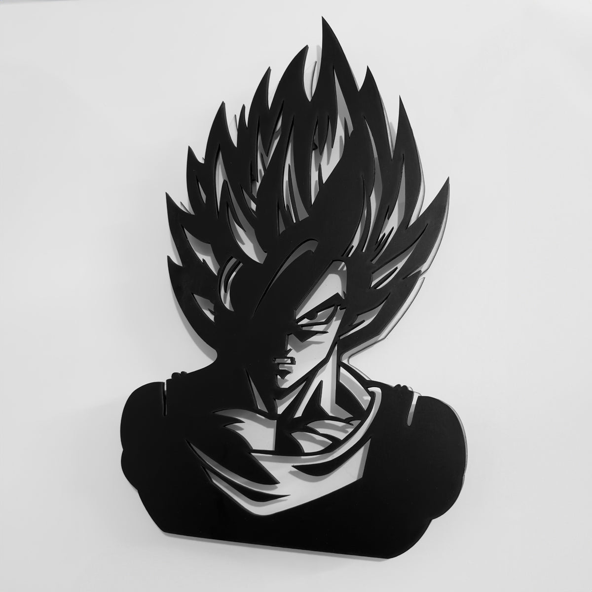 Goku Led Wall décor light, Home Decor L.E.D Logo for Kids, Fits Bedroom, LED Wall Art Gift Goku, Comic Lovers Kids Room Gift
