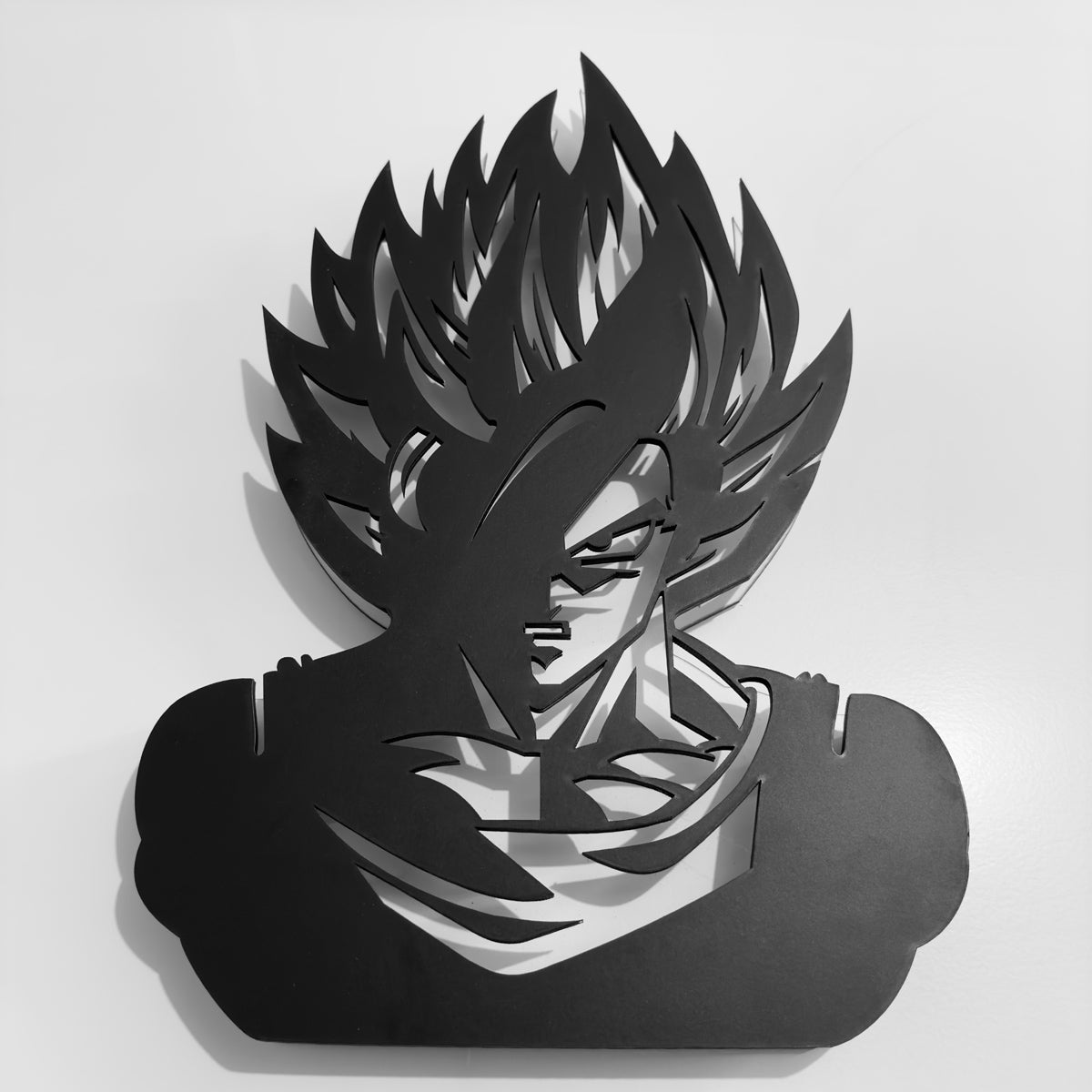 Goku Led Wall décor light, Home Decor L.E.D Logo for Kids, Fits Bedroom, LED Wall Art Gift Goku, Comic Lovers Kids Room Gift