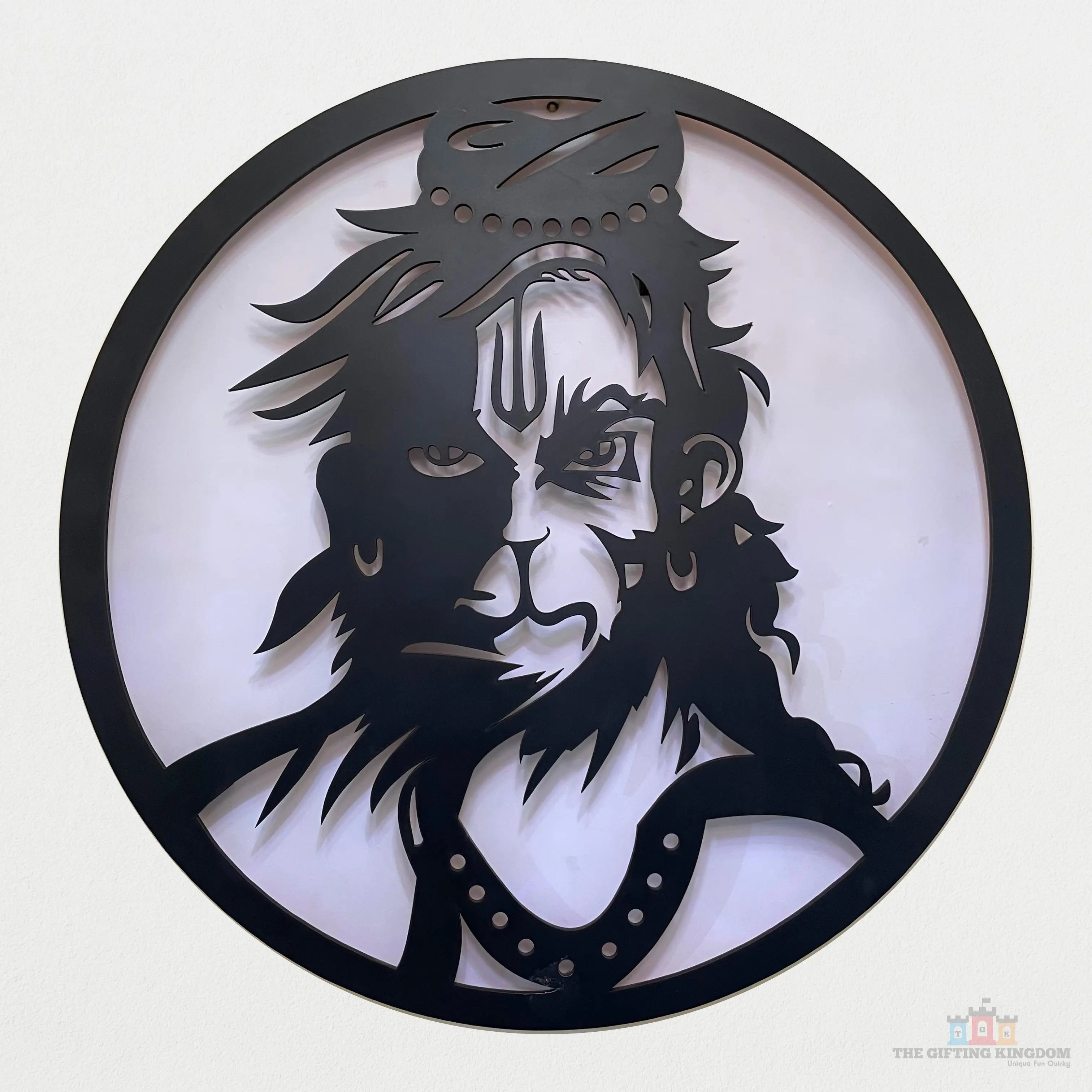 Bajrang Bali Hanuman LED Wall Decor Light | India's Divine Collection