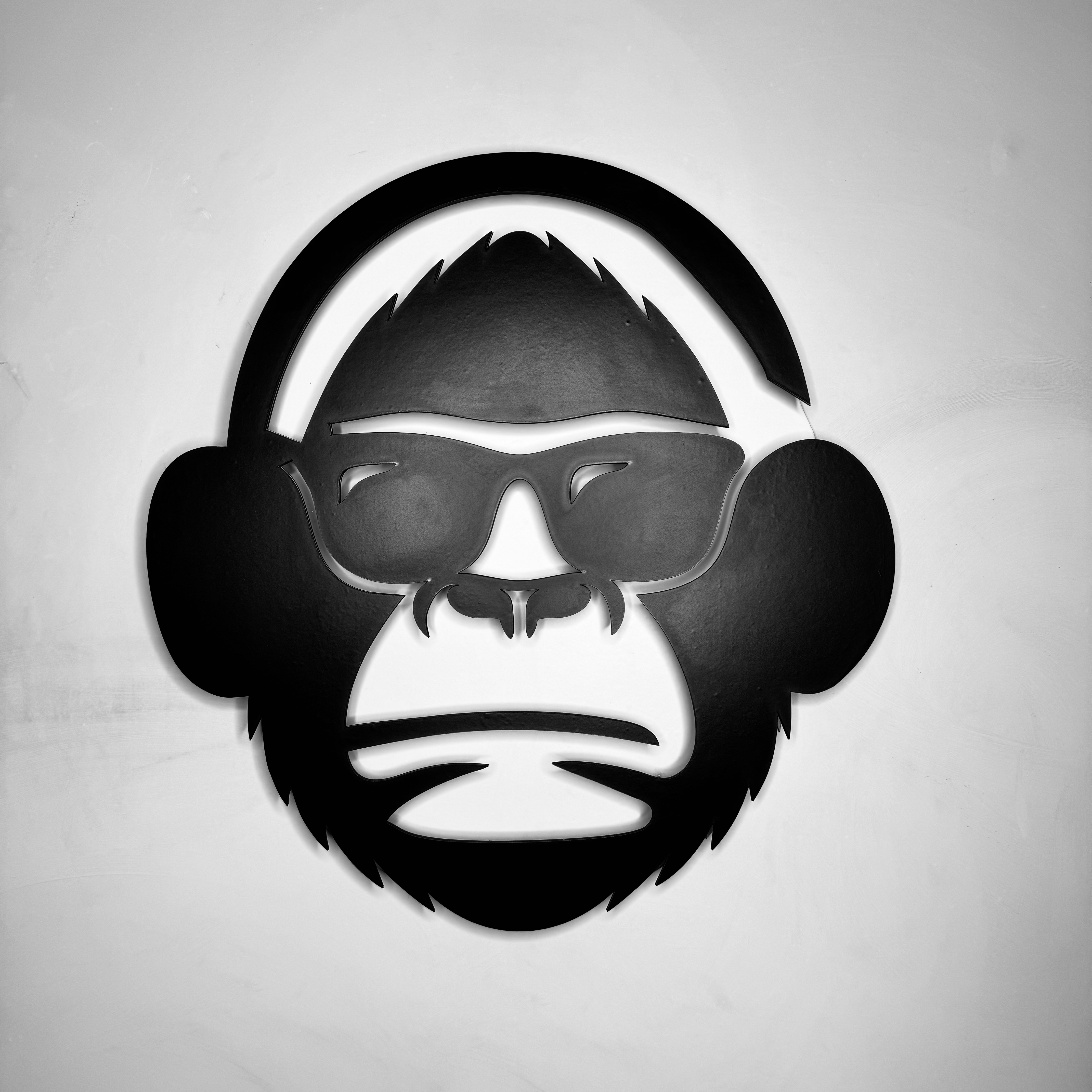 Neon Funky Monkey: Illuminated Wall Art for the Bold