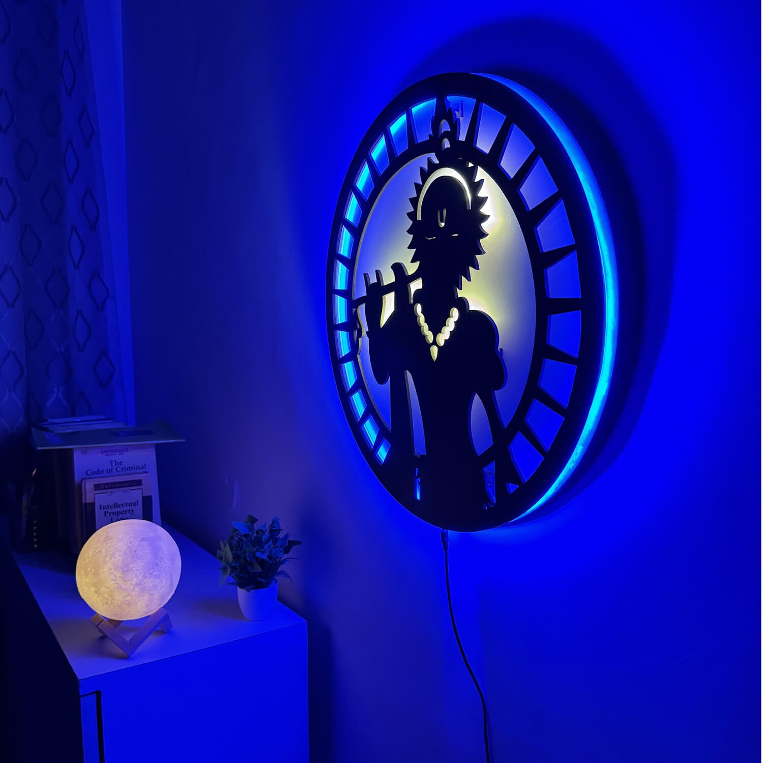 Lord Krishna LED Wall Decor
