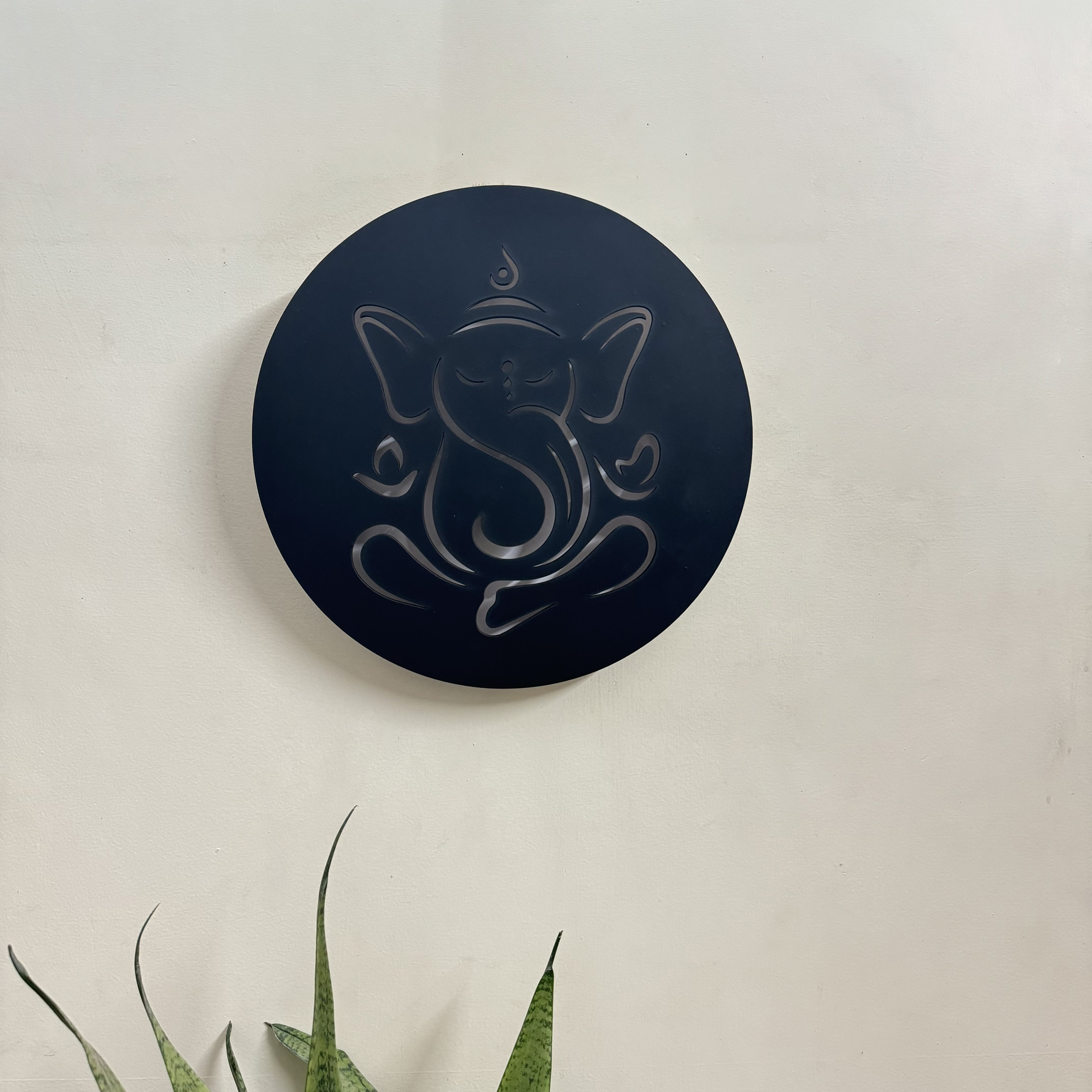 Ganesh Ji Neon LED Wall Décor Light | Spiritual Ambiance for Home & Office