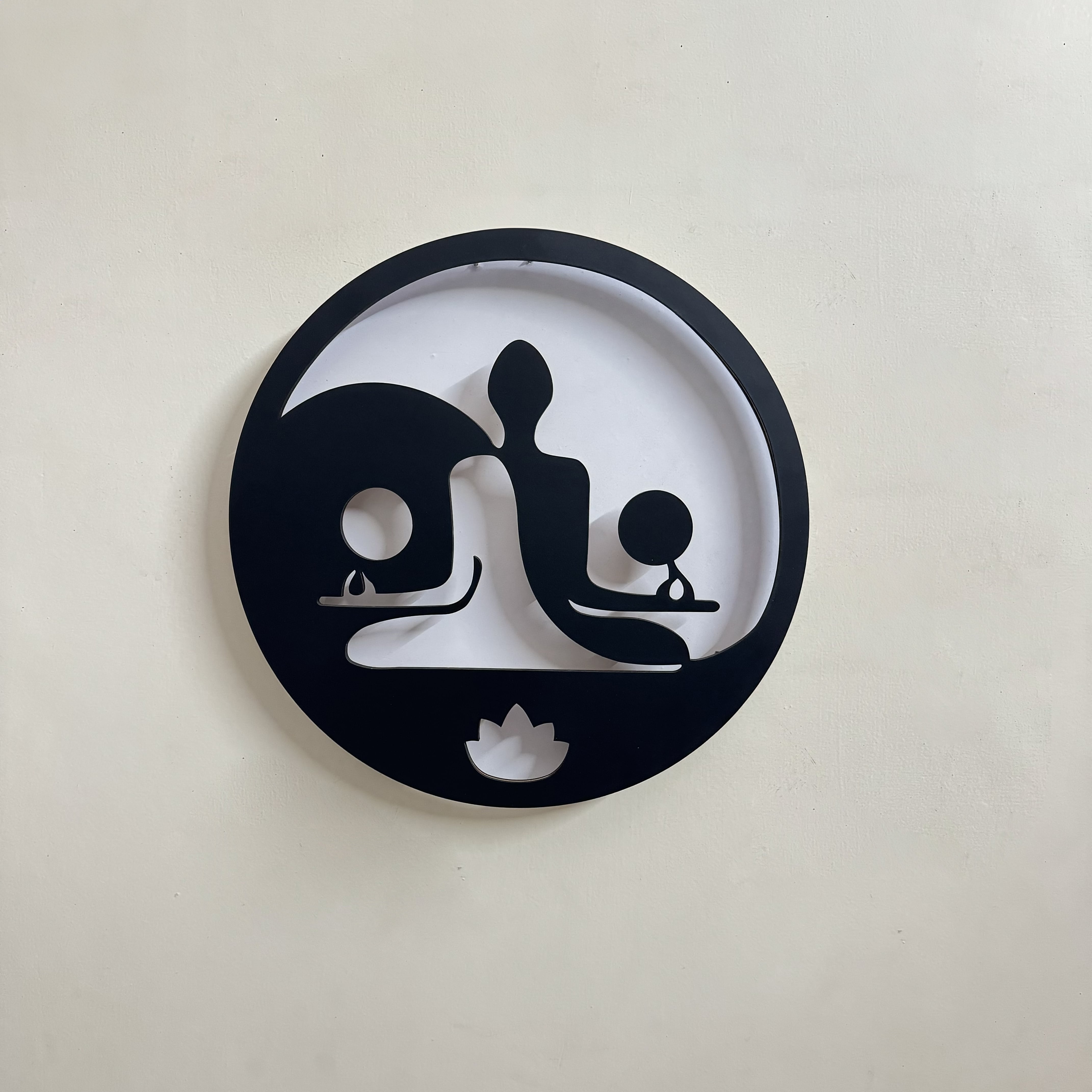 Buddha Yoga Meditation Neon LED Light | Wall Home Decor for Relaxation