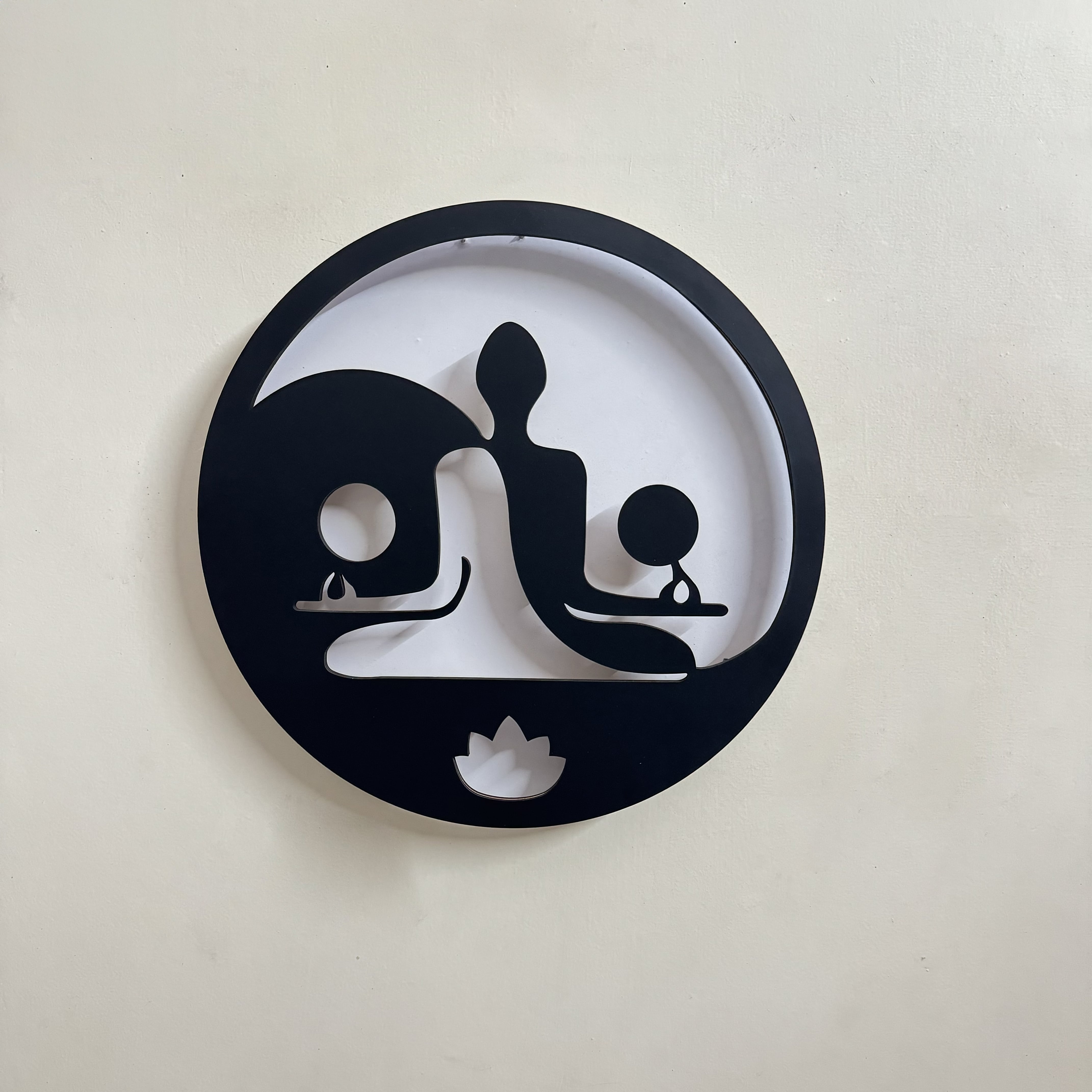 Buddha Yoga Meditation Neon LED Light | Wall Home Decor for Relaxation