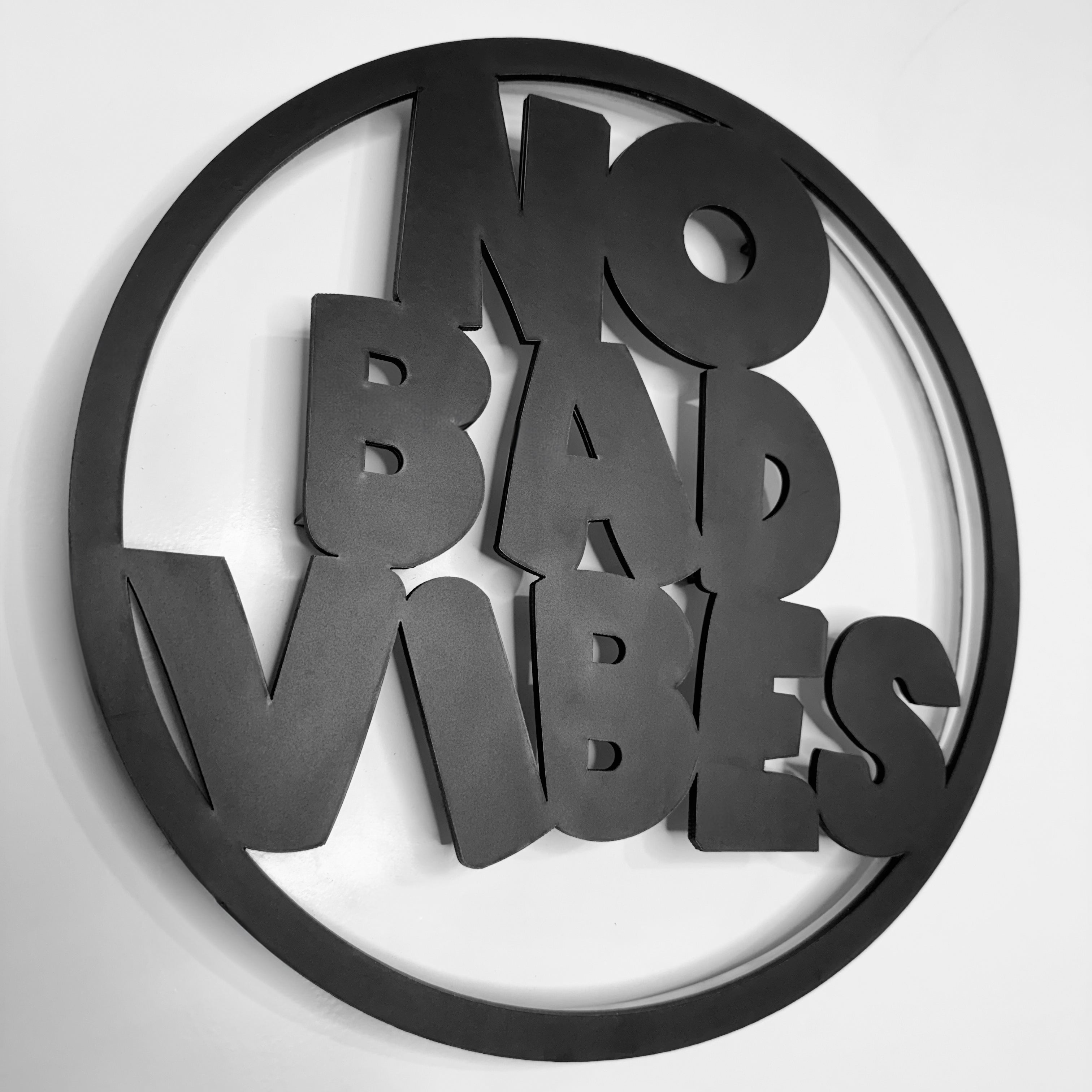 No Bad Vibes Wall décor light, Led Wall Signs for Bedroom, Bar, Party, Game Room Decor, Decorative Wall Deacor with Led Light