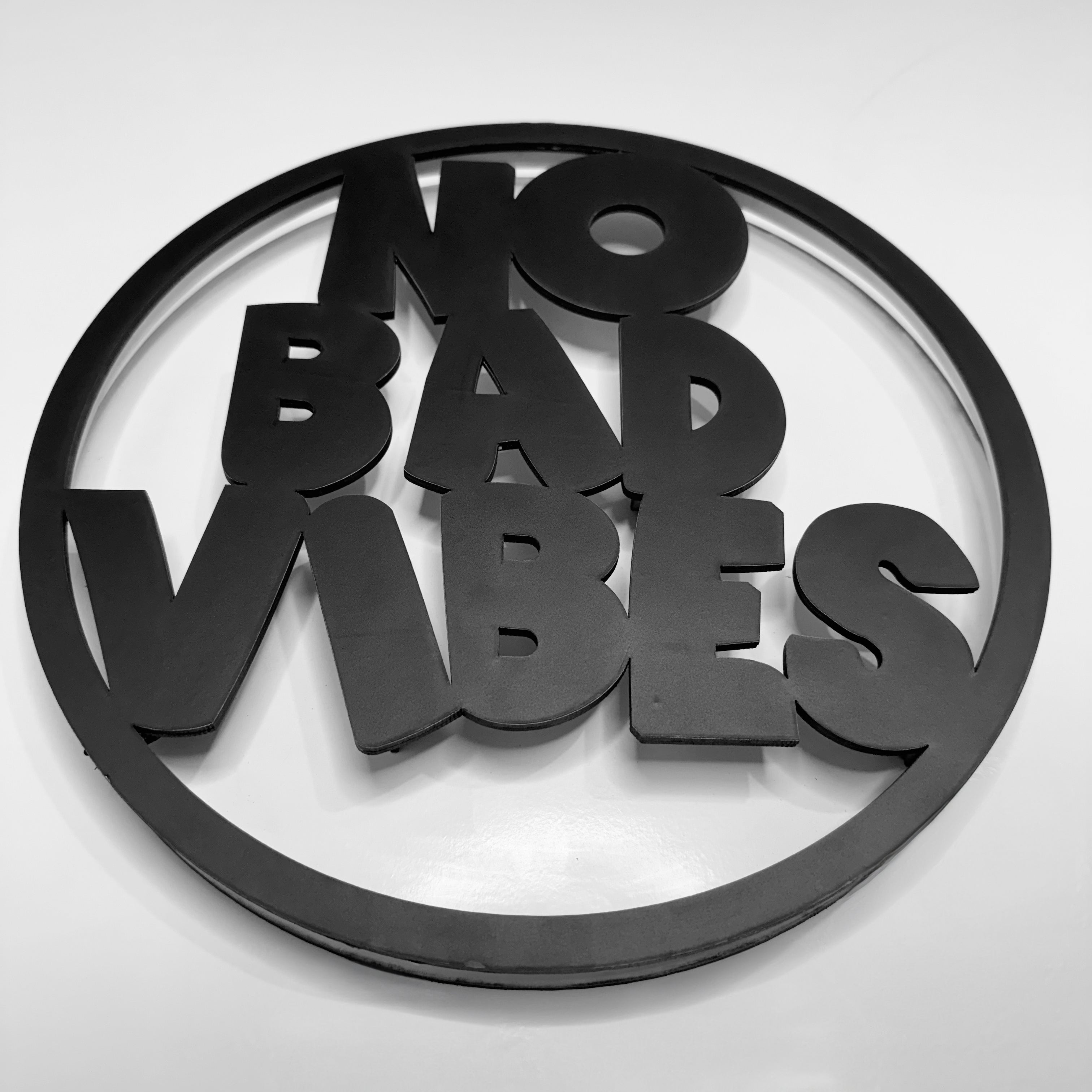 No Bad Vibes Wall décor light, Led Wall Signs for Bedroom, Bar, Party, Game Room Decor, Decorative Wall Deacor with Led Light