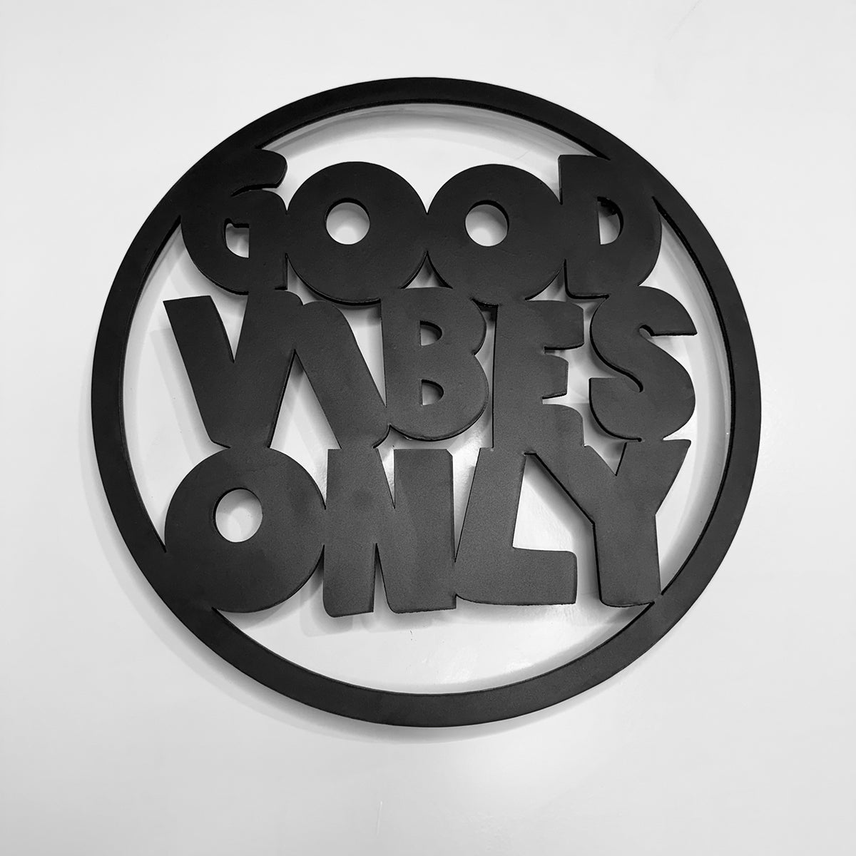 Good Vibes Wall décor Light, Home Decor for Wedding Party, Kids Room, Living Room, Hotel Beach, Decorative Wall Deacor with Led Light