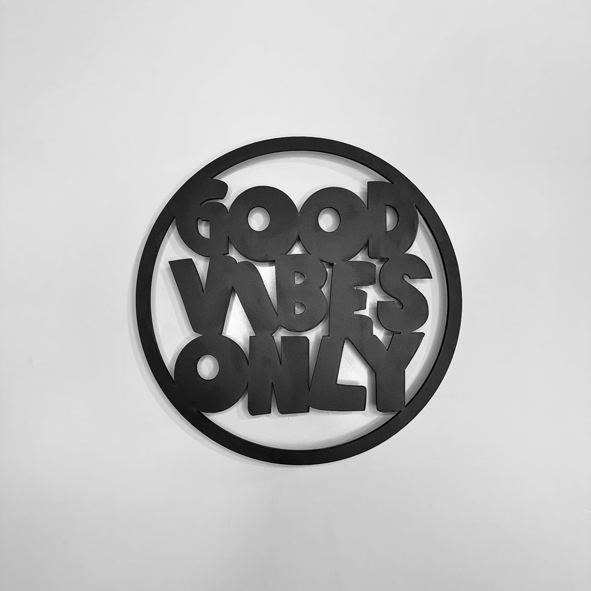 Good Vibes Wall décor Light, Home Decor for Wedding Party, Kids Room, Living Room, Hotel Beach, Decorative Wall Deacor with Led Light