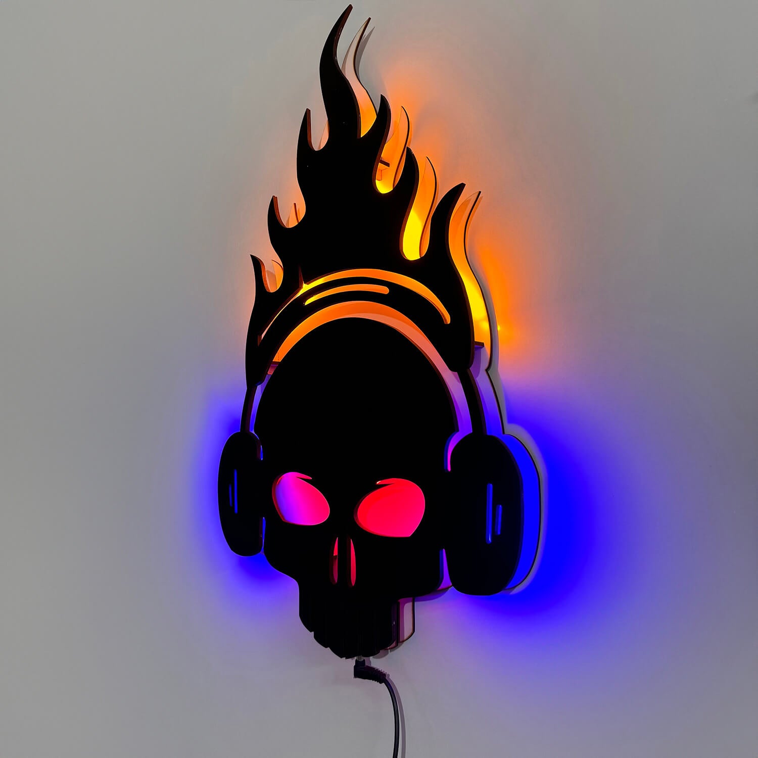 Ghost Rider Neon LED Wall Art Light for Room | Party Home Decor