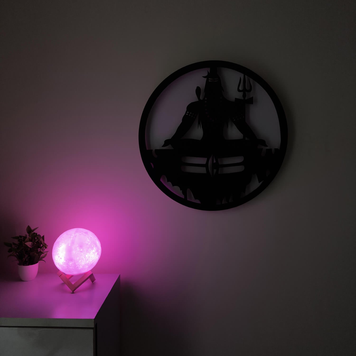 Mahadev Shiv Ji LED Wall Decor Light | India's Divine Collection