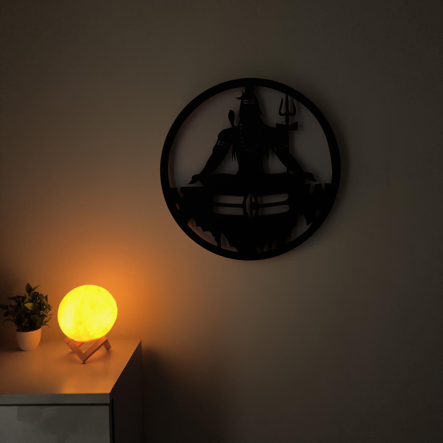 Mahadev Shiv Ji LED Wall Decor Light | India's Divine Collection