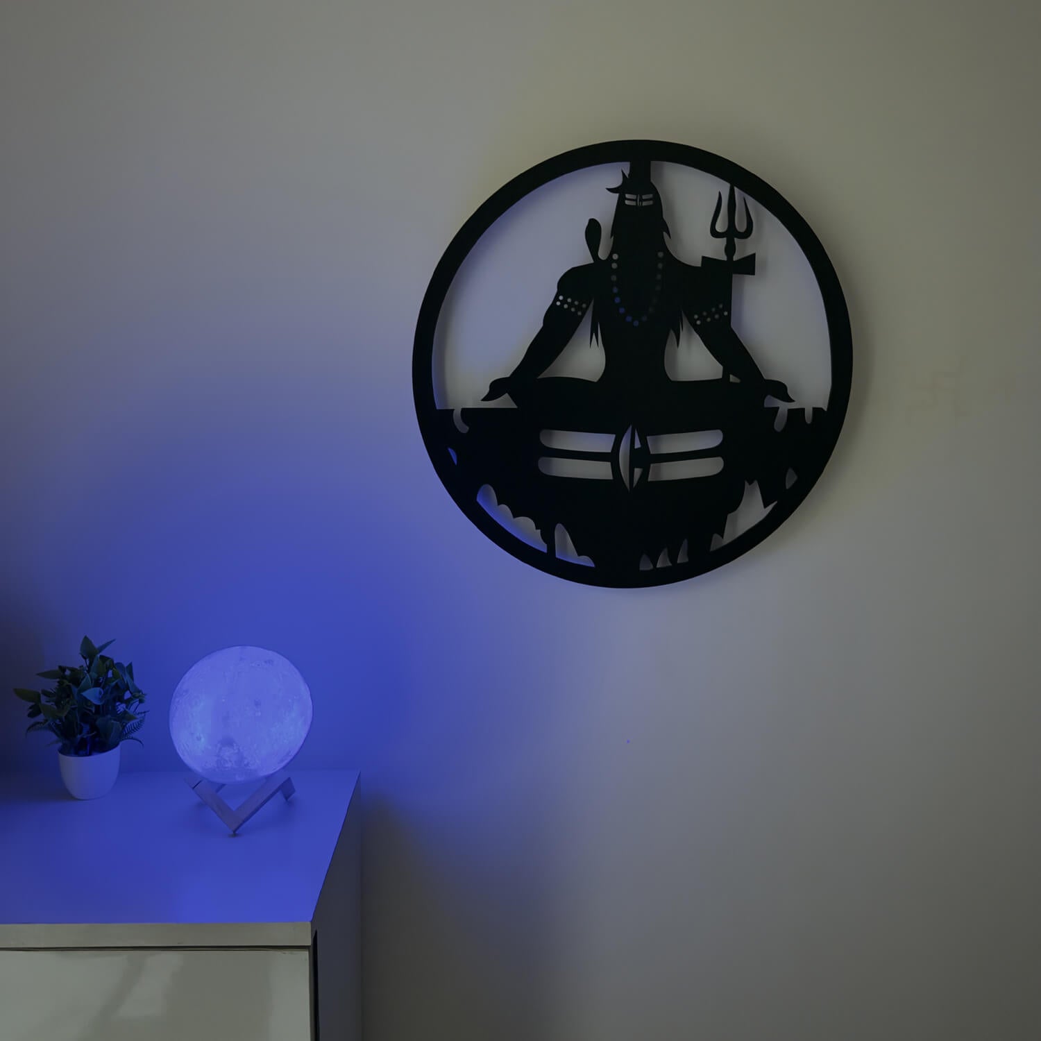 Mahadev Shiv Ji LED Wall Decor Light | India's Divine Collection