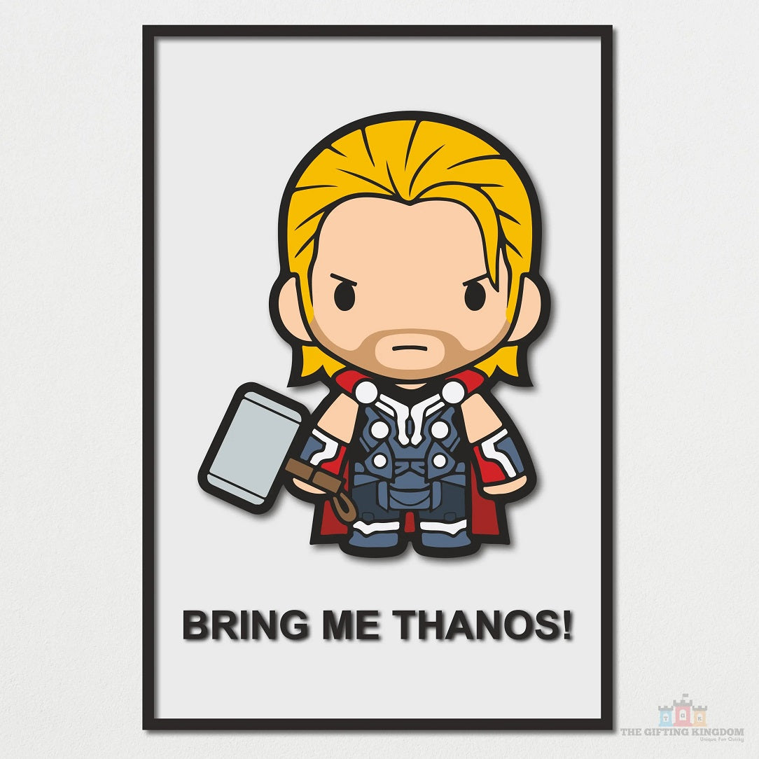 Thor Avenger 3D Wall Art | Pop Frame | India