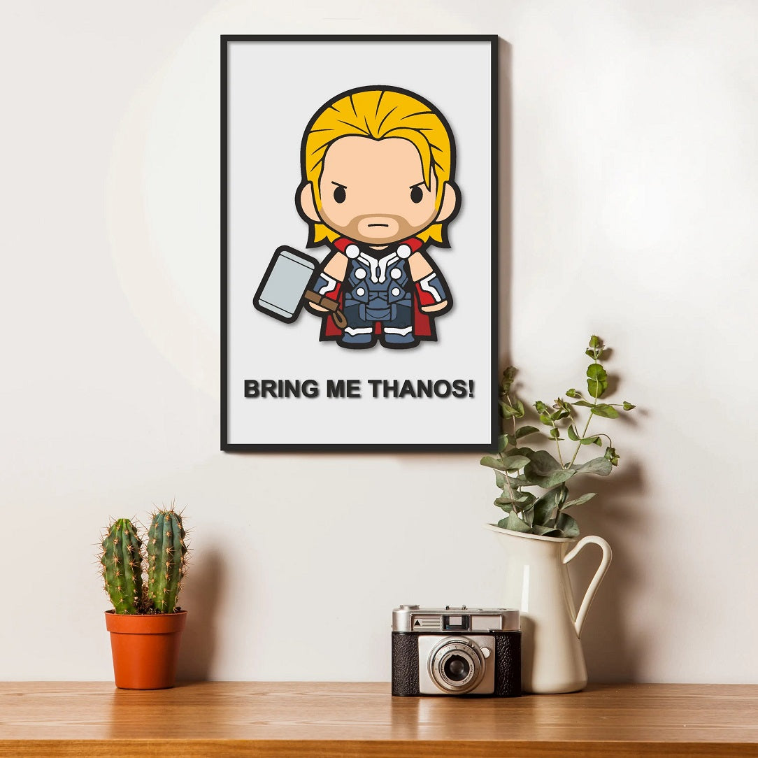 Thor Avenger 3D Wall Art | Pop Frame | India