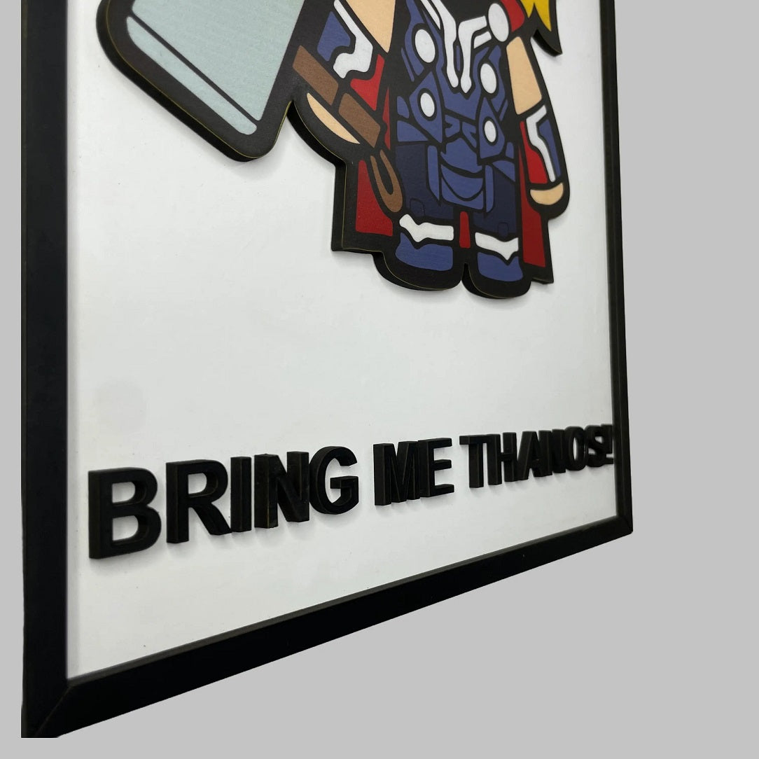 Thor Avenger 3D Wall Art | Pop Frame | India