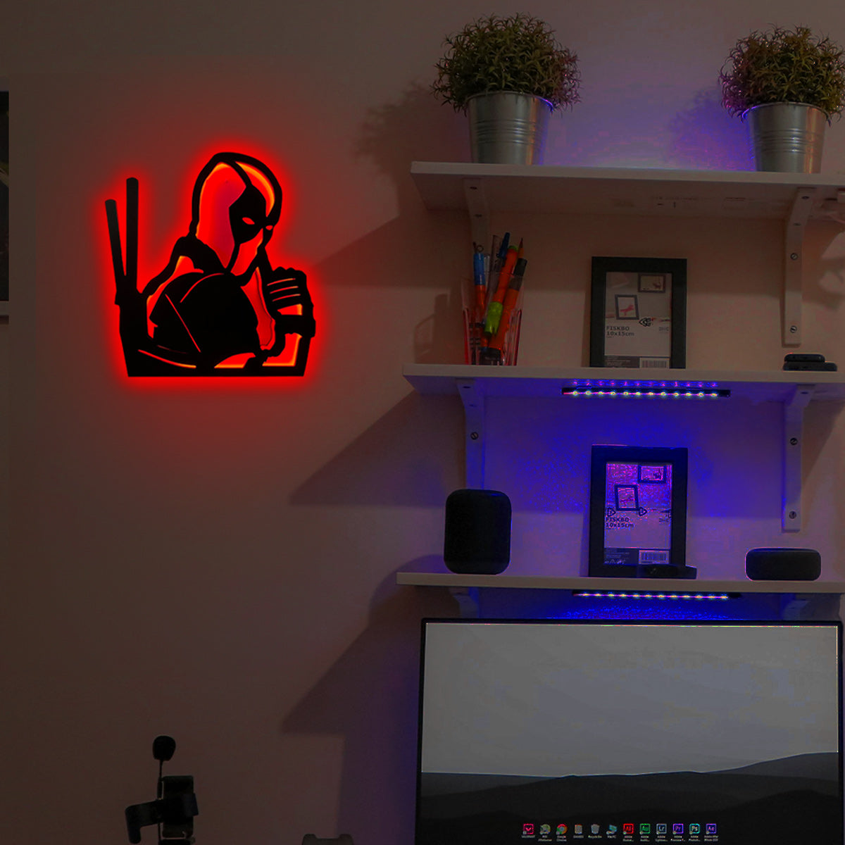 Deadpool Wall Décor Light | Decor Lights for Living Room