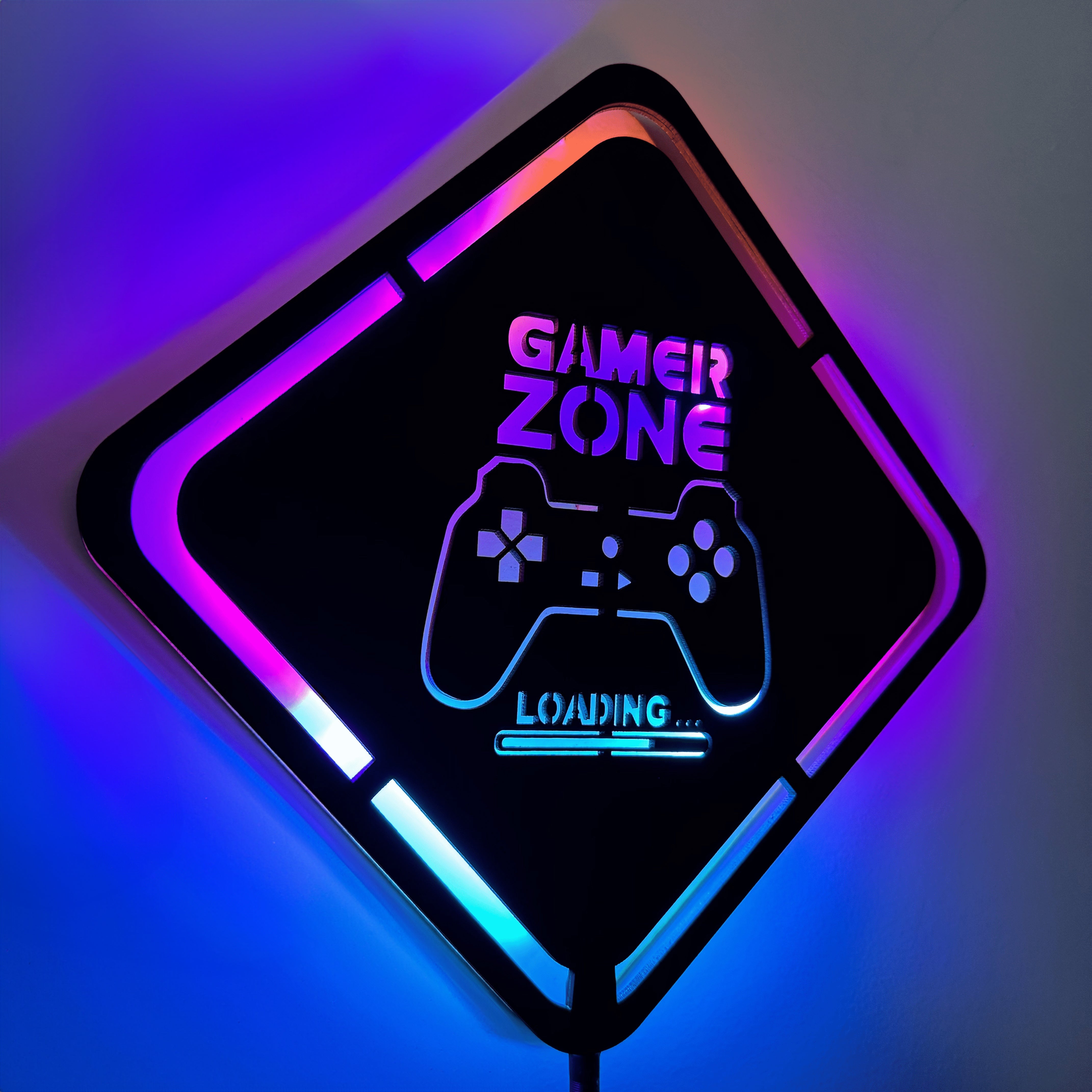 Gamer Gift Lights for Boys Teen Gaming Zone, Gamer Room Wall Bedroom Decor, Colorful LED Wall decor lights