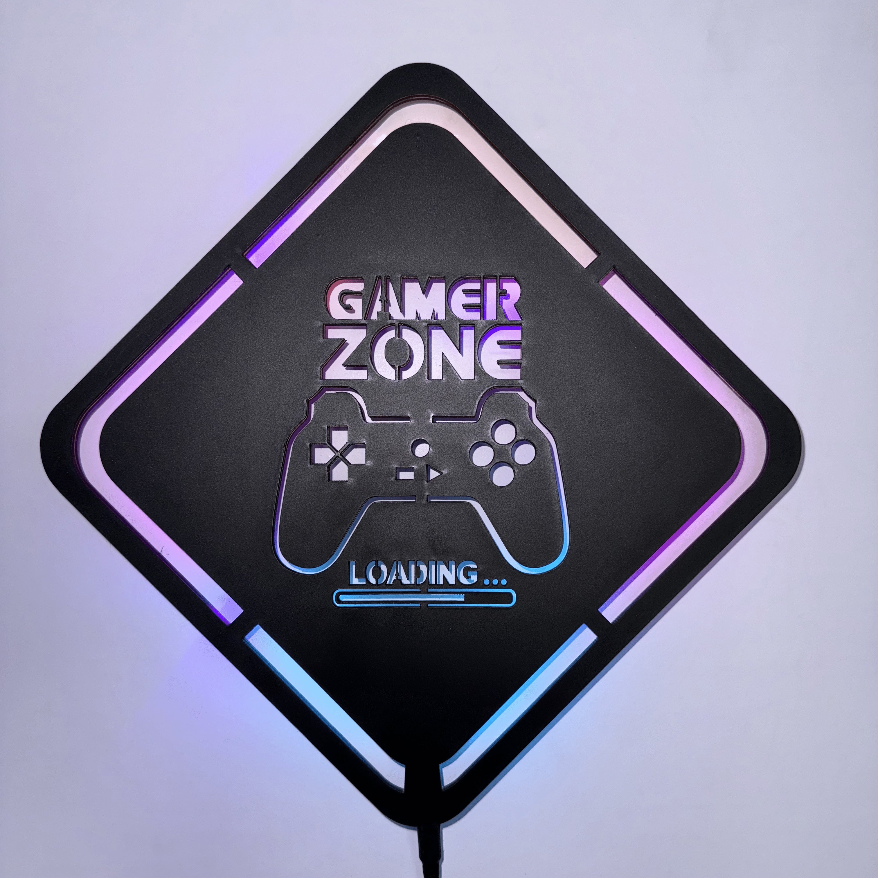 Gamer Gift Lights for Boys Teen Gaming Zone, Gamer Room Wall Bedroom Decor, Colorful LED Wall decor lights